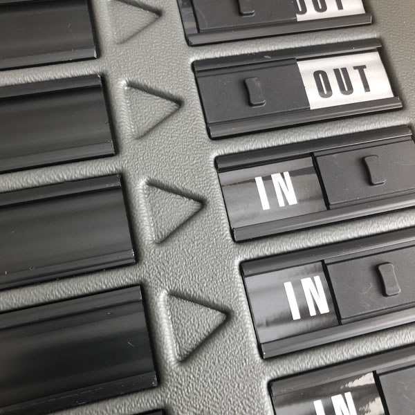 Indesign Message Centre Staff Board | 25 Name Tracker White Light Display